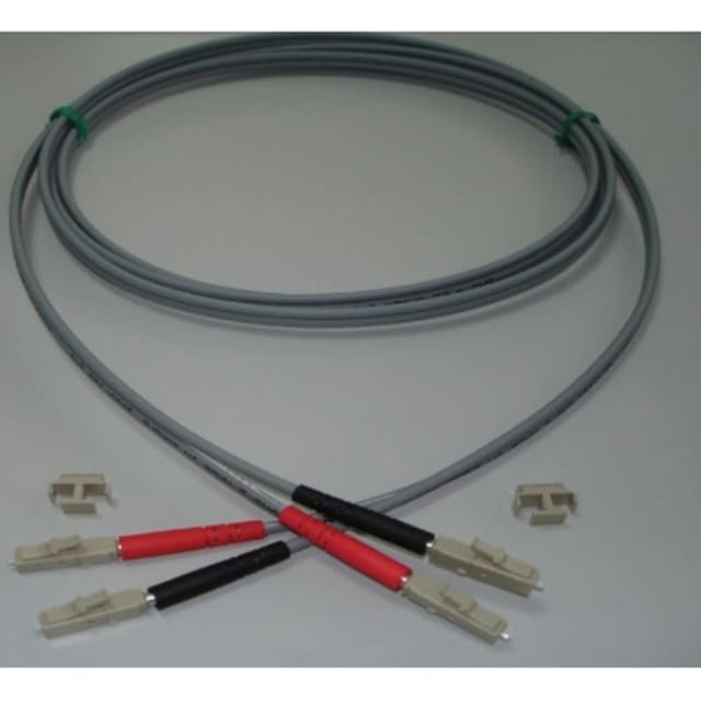 FUMO COMMUNICATIONS - LC duplex LC duplex fiber patchcord multimode 50/125 OM3 longueur 1m gris - 691-28E28-1 FUMO COMMUNICATIONS - LC duplex LC duplex fiber patchcord multimode 50/125 OM3 longueur 1m gris - 691-28E28-1