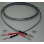 FUMO COMMUNICATIONS - LC duplex LC duplex fiber patchcord multimode 50/125 OM3 longueur 2m GRIS - 691-28E28-2