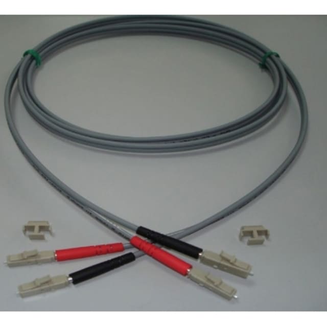FUMO COMMUNICATIONS - LC duplex LC duplex fiber patchcord multimode 50/125 OM3 longueur 2m GRIS - 691-28E28-2 FUMO COMMUNICATIONS - LC duplex LC duplex fiber patchcord multimode 50/125 OM3 longueur 2m GRIS - 691-28E28-2