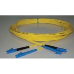 FUMO COMMUNICATIONS - LC duplex LC duplex fiber patchcord singlemode 9/125 OS2 longueur 1m jaune - PT/DX-LCLC-SM-1