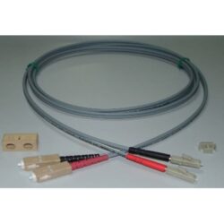 FUMO COMMUNICATIONS - LC duplex SC duplex fiber patchcord multimode 50/125 OM3 longueur 2m gris - 691-28E22-2