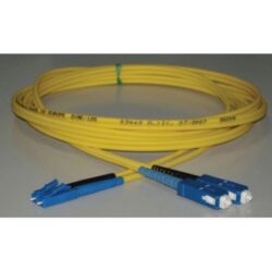 FUMO COMMUNICATIONS - LC duplex SC duplex fiber patchcord singlemode 9/125 longueur 2m jaune - 691-28A22-2