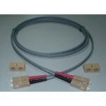 FUMO COMMUNICATIONS - SC duplex SC duplex fiber patchcord multimode 50/125 OM3 longueur 3m gris - 691-22E22-3