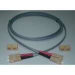 FUMO COMMUNICATIONS - SC duplex SC duplex fiber patchcord multimode 50/125 OM3 longueur 3m gris - 691-22E22-3