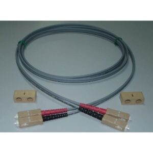 FUMO COMMUNICATIONS - SC duplex SC duplex fiber patchcord multimode 50/125 OM3 longueur 3m gris - 691-22E22-3