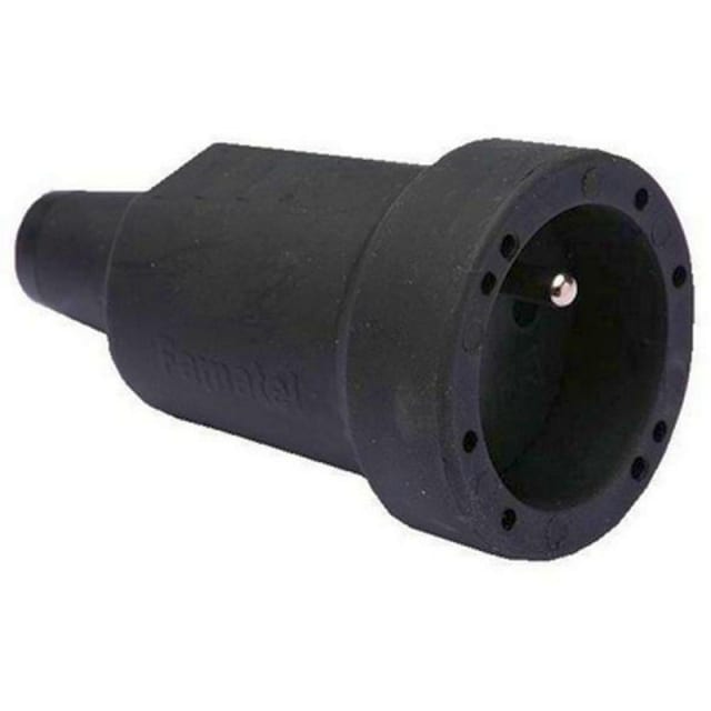 Famatel - Fiche Femelle Caoutchouc noir + Sécurité IP20 - 2107-BE Famatel - Fiche Femelle Caoutchouc noir + Sécurité IP20 - 2107-BE