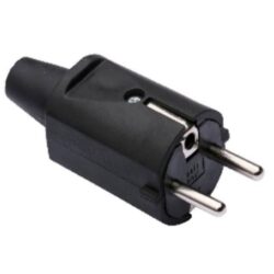 Famatel - Fiche Mâle Caoutchouc 10/16A-250 IP20 - 1106-BE