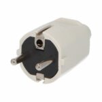 Famatel - Fiche Mâle Pvc 10-16A Blanc IP20 - 1105-BBE