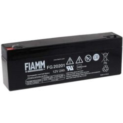 Batterie au plomb 12V 2Ah standard, configuration visible