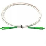 Fiber Patchcords - Simplex SCAPC-SCAPC boot green white with 1xG657A2 length 3 meter LSZH - LL-PTSX-SC8SC8-030
