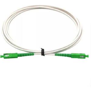 Fiber Patchcords - Simplex SCAPC-SCAPC boot green white with 1xG657A2 length 3 meter LSZH - LL-PTSX-SC8SC8-030