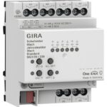 GIRA - Actionneur commutateur /store 6x/3x 16 A DIN Std KNX Secure - 502300