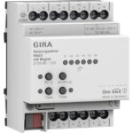 GIRA - Actionneur de chauf. 6x régulateur KNX rail DIN - 213900