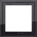 GIRA - Adaptateur de montage 1x Gira E2 noir - 131105