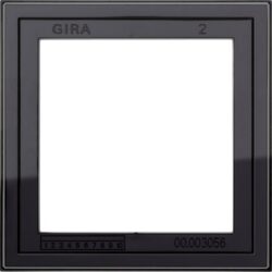 GIRA - Adaptateur de montage 1x Gira E2 noir - 131105