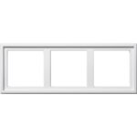 GIRA - Adaptateur de montage 3x Gira E2 blanc - 131303