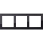 GIRA - Adaptateur de montage 3x Gira E2 noir - 131305