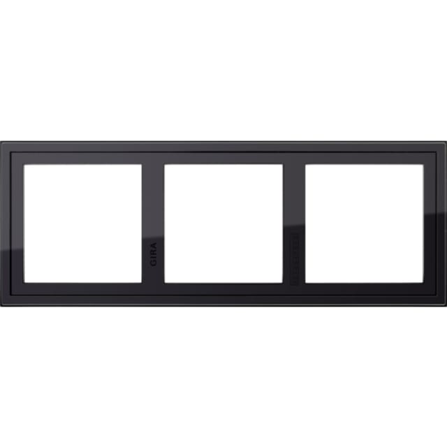 GIRA - Adaptateur de montage 3x Gira E2 noir - 131305 GIRA - Adaptateur de montage 3x Gira E2 noir - 131305