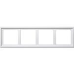 GIRA - Adaptateur de montage 4x Gira E2 blanc - 131403
