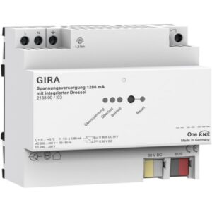 GIRA - Alimentation 1280 mA bobine KNX rail DIN - 213800