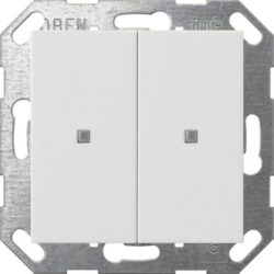 GIRA - Bouton-poussoir KNX bascule 2x System 55 blanc s - 517327