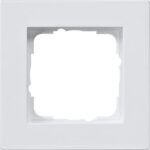 GIRA - Cadre finition 1x plat Gira E2 blanc s - 0211225