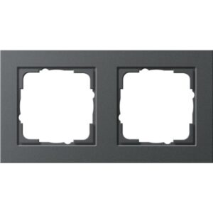 GIRA - Cadre finition 2x Gira E2 anthracite - 021223