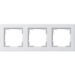 GIRA - Cadre finition 3x Gira E2 blanc s - 021322