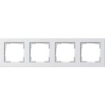 GIRA - Cadre finition 4x Gira E2 blanc s - 021422