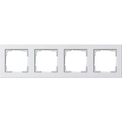 GIRA - Cadre finition 4x Gira E2 blanc s - 021422
