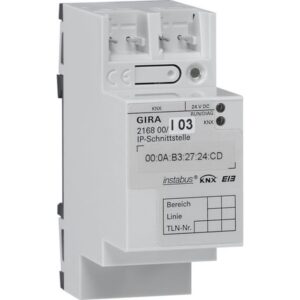 GIRA - Interf. données IP KNX rail DIN - 216800