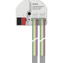 Détails visibles de Interface de contact KNX Secure Confort 8 voies pour Extensions d’entrées / sorties