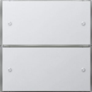 GIRA - KNX Tastsensor 3 Komfort 2x Gira F100 blanc - 2032112