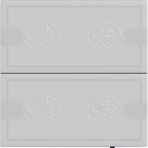 GIRA - KNX Tastsensor 4 Komfort 2x TS4 anthracite - 5002028