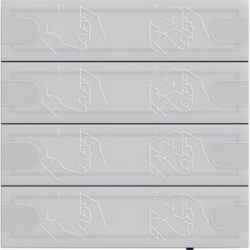GIRA - KNX Tastsensor 4 Komfort 4x TS4 anthracite - 5004028