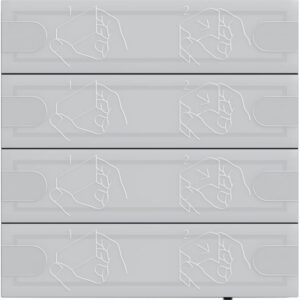GIRA - KNX Tastsensor 4 Komfort 4x TS4 anthracite - 5004028