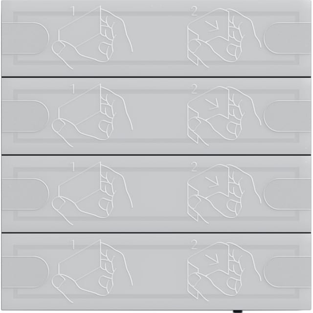 GIRA - KNX Tastsensor 4 Komfort 4x TS4 anthracite - 5004028 GIRA - KNX Tastsensor 4 Komfort 4x TS4 anthracite - 5004028