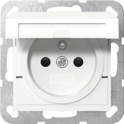 GIRA - PDC CEBEC clapet + SH System 55 blanc - 448803
