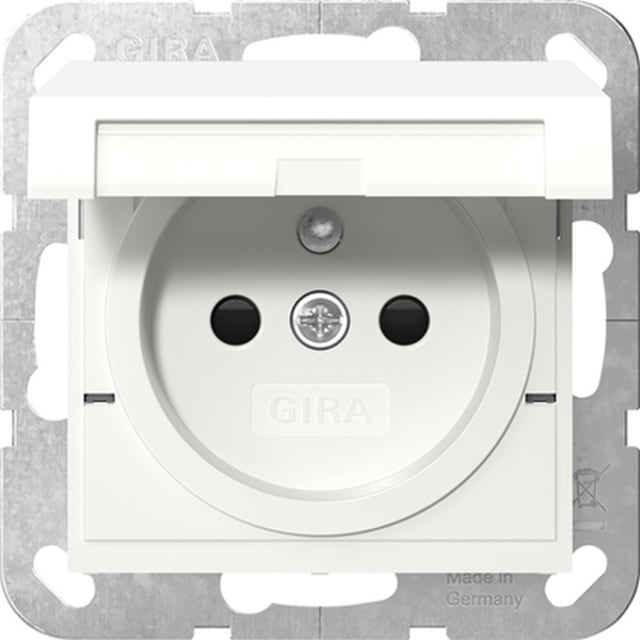 GIRA - PDC CEBEC clapet + SH System 55 blanc - 448803 GIRA - PDC CEBEC clapet + SH System 55 blanc - 448803