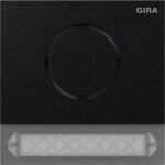 GIRA - Platine de rue System 106 m noir mod. Test IBS - 5569925