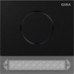 GIRA - Platine de rue System 106 m noir mod. Test IBS - 5569925