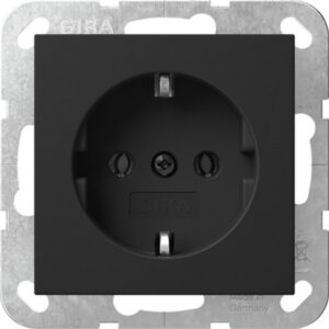 GIRA - Prise SCHUKO System 55 noir m - 4188005