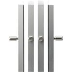 GIRA - Set fixation Profil de montage Communication porte - 125700