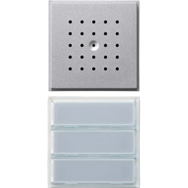 GIRA - Station de porte encastr. boîtier 3x Gira TX_44 (IP44) t.alu - 126165 GIRA - Station de porte encastr. boîtier 3x Gira TX_44 (IP44) t.alu - 126165