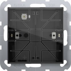 Détails visibles de Capteur bouton-poussoir KNX Komfort 1 poste System 55 pour Commandes tactiles