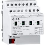 GIRA - Unité de commande 1 - 10 V 4x manuel KNX - 222400