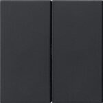 GIRA - bascule 2x s.impression noir m - 5370005