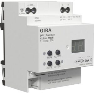GIRA - passerelle DALI Colour 1x rDIN KNX Secure - 211100