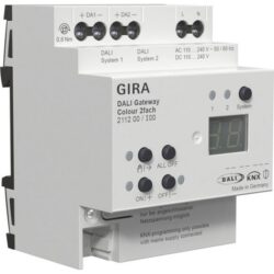 GIRA - passerelle DALI Colour 2x rDIN KNX Secure - 211200