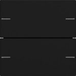 GIRA - set basc. 2x Tastsens.4 System 55 noir m - 5752005